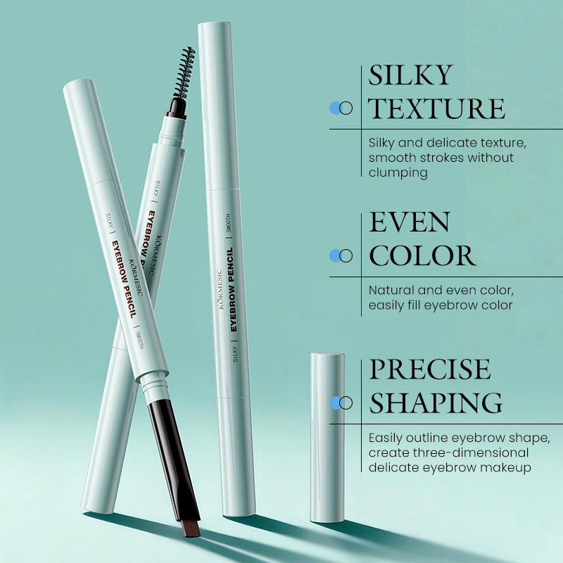 KÒRMESIC Double-Head Eyebrow Pen, Dark Brown, photo 4