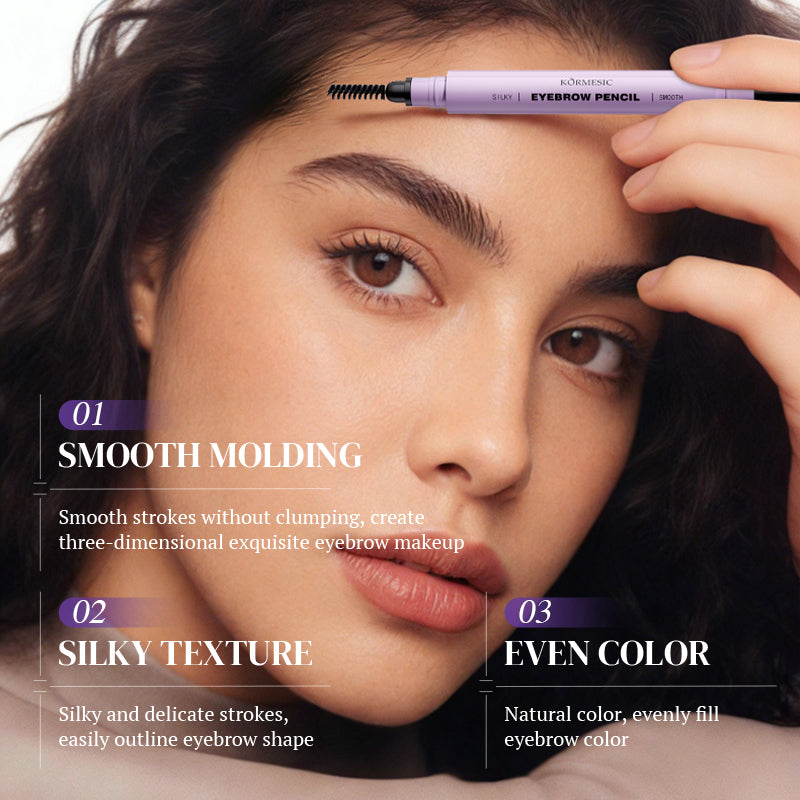 KÒRMESIC Double-Head Eyebrow Pen, Natural Black, photo 4