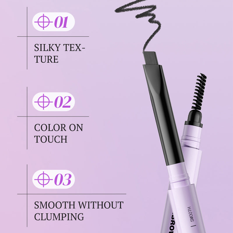 KÒRMESIC Double-Head Eyebrow Pen, Natural Black, photo 3