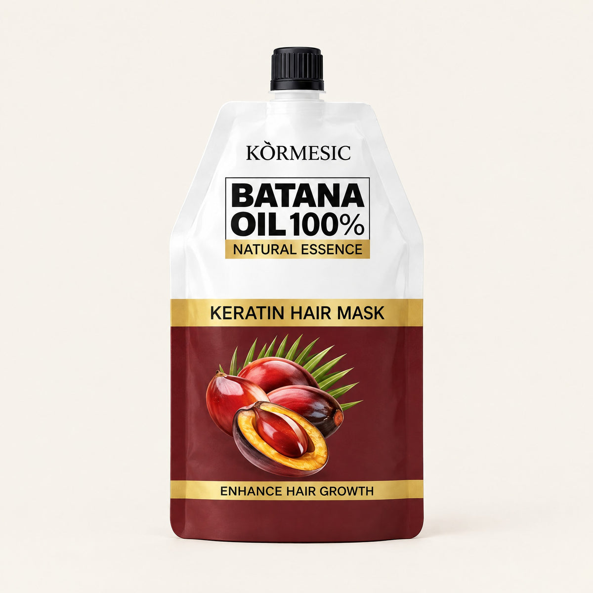 KÒRMESIC Batana & Keratin Repair Hair Mask, Pouch