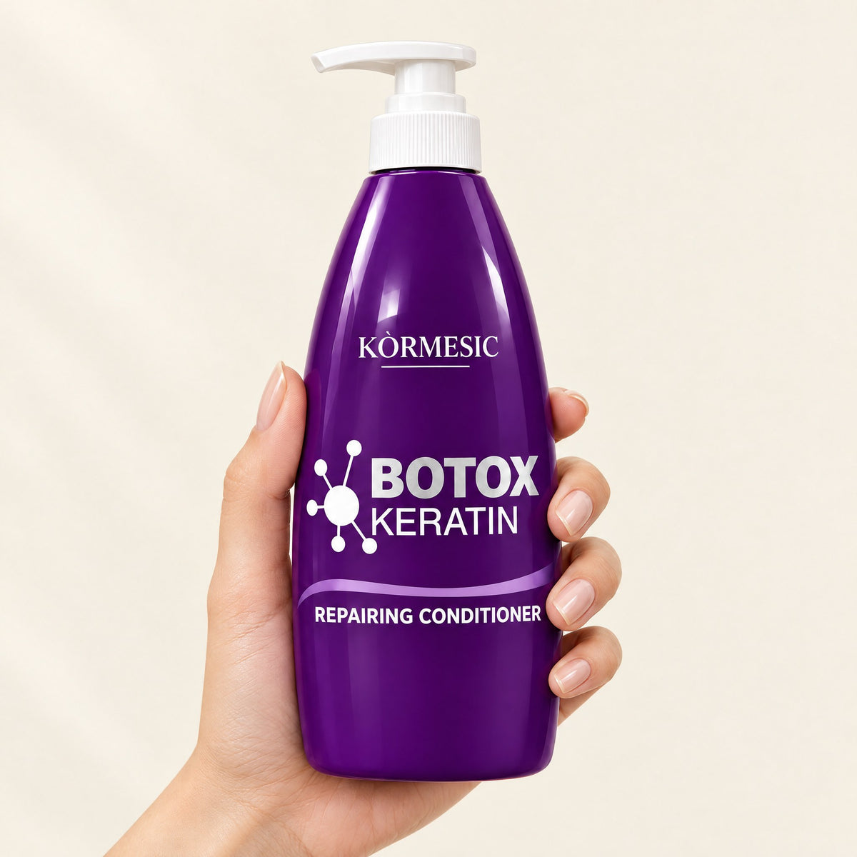 KÒRMESIC Botox Keratin Repairing Conditioner, shown in hand