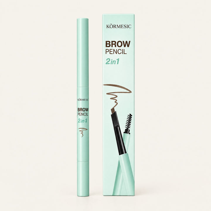 Double-Head Eyebrow Pen, Dark Brown