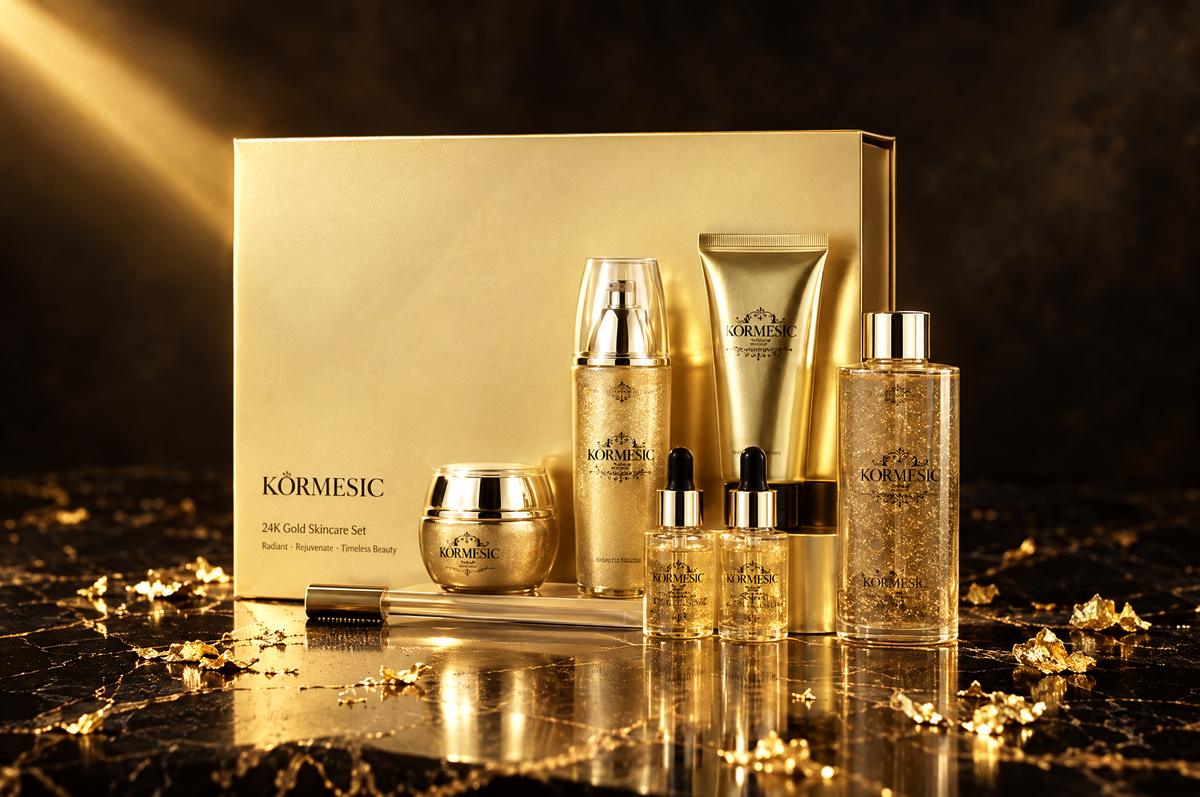 KÒRMESIC 24K Gold Anti-Aging Skincare Set, photo 4
